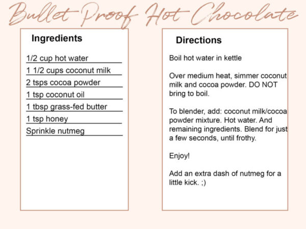 Creamy, Velvety, Bulletproof Hot Chocolate - Detox On The Rocks